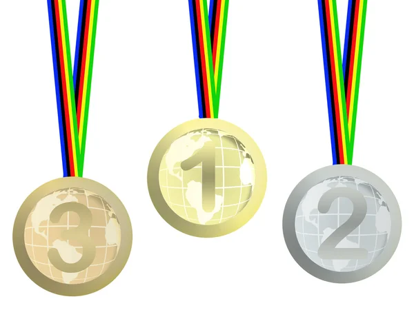 Medale olimpijskie — Zdjęcie stockowe