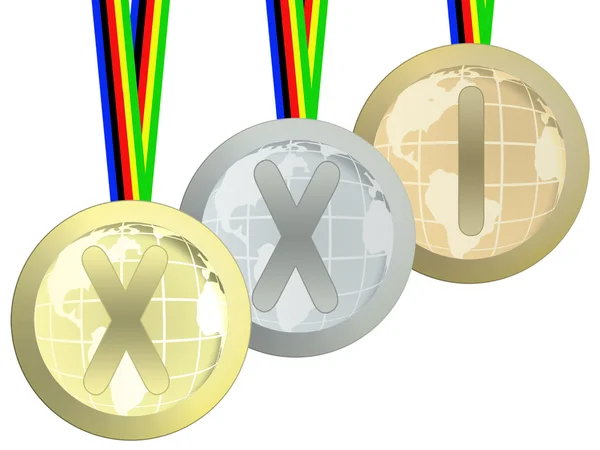 stock image Olympic medals