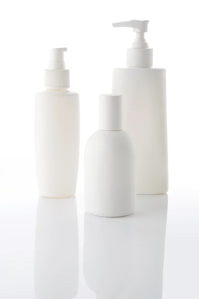 Kozmetikai üvegek Stock Kép