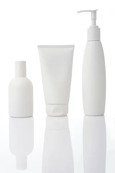 Kozmetikai üvegek Stock Kép
