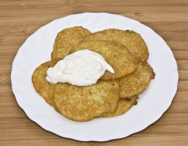 geleneksel lezzetli patates pancakes se