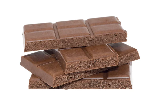 Молочно-коричневый шоколад — стоковое фото