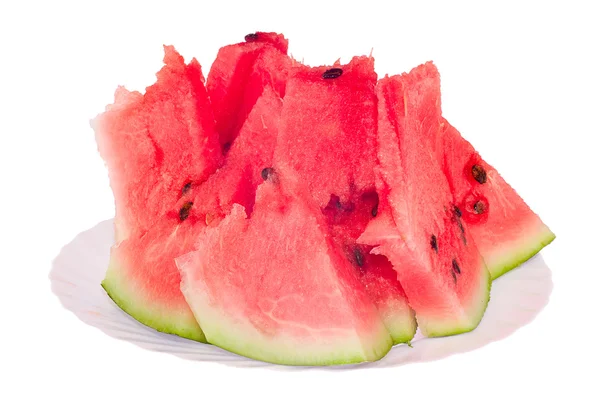 Vackra saftiga röd vattenmelon — Stockfoto