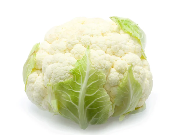 Healthy cauliflower over white — Stock Photo, Image