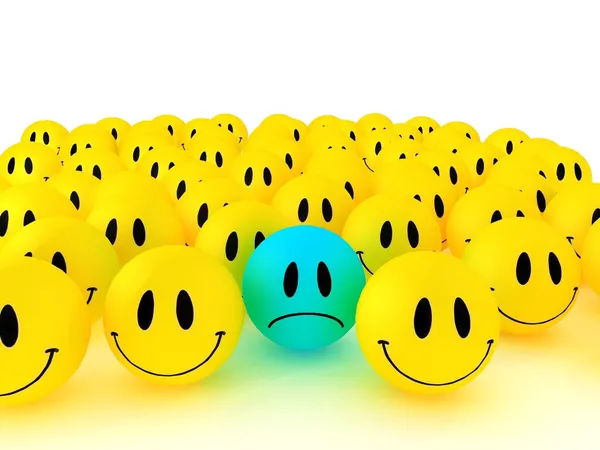 행복 한 얼굴 그룹 — 스톡 사진