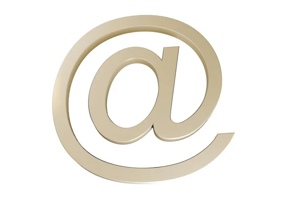 E-mail kék jel — Stock Fotó