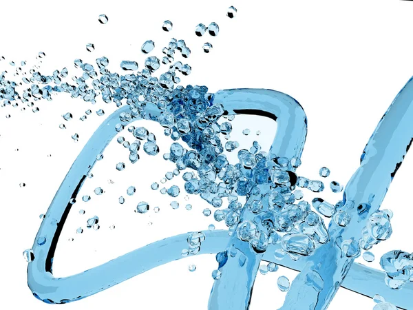 Синий цвет воды — стоковое фото