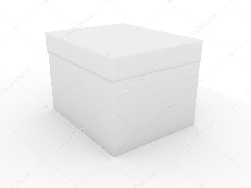 White packing on background