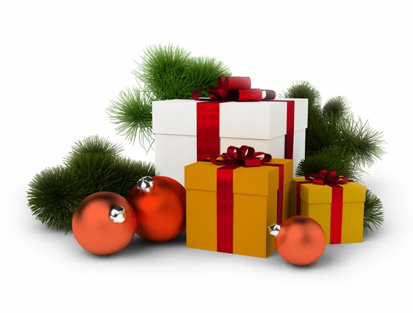 New_Years_gifts_01 — Stock Photo, Image