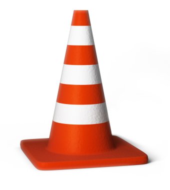 Traffic cones clipart