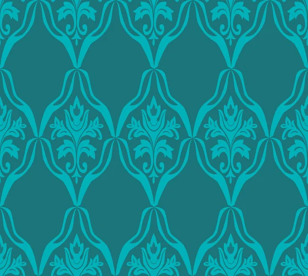 青のシームレスなパターン。ベクトル イラスト — ストックベクタ