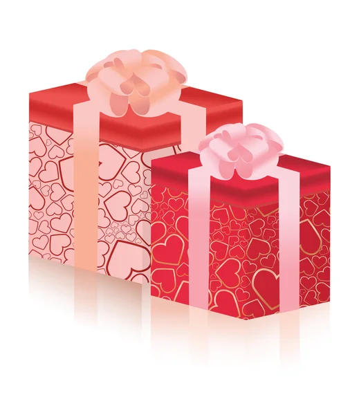 Gift boxes. Vector illustration — Stock Vector