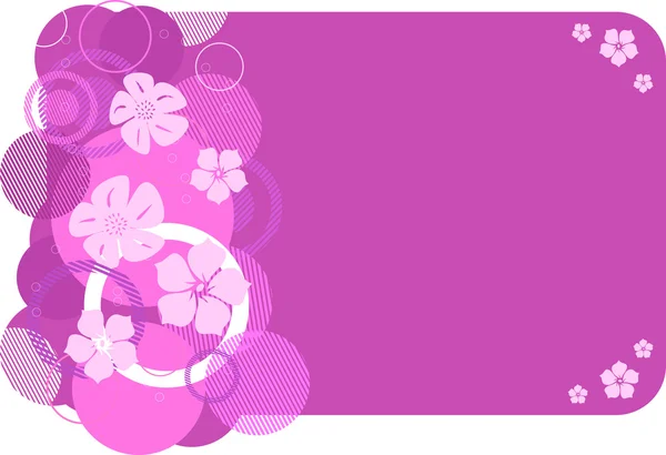 Snygg rosa banner. vektor illustration — Stock vektor