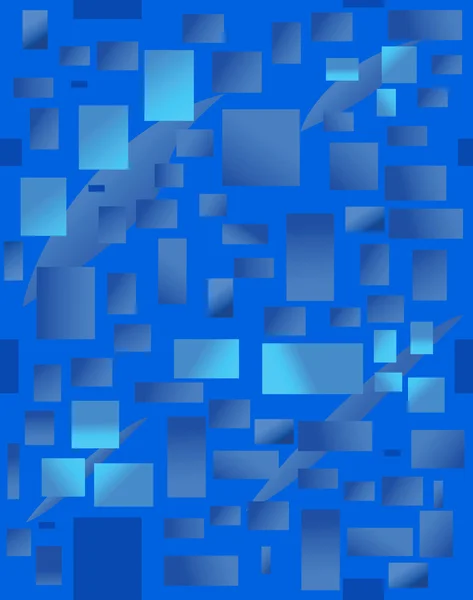 Achtergrond met blauwe rectangulars — Stockvector