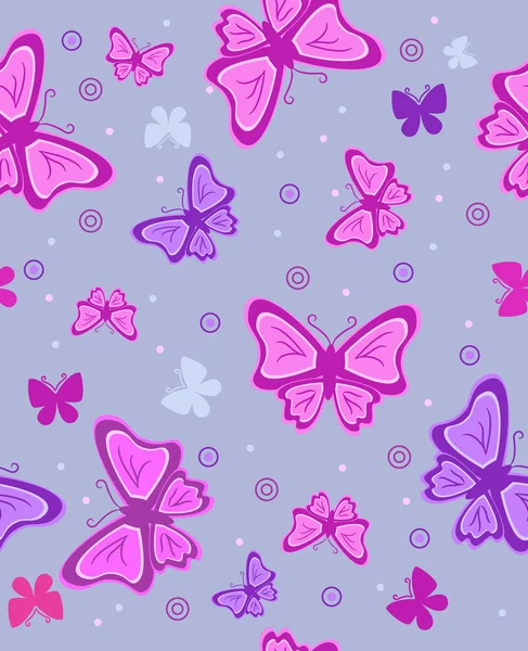 Абстрактный фон с бабочками — стоковый вектор