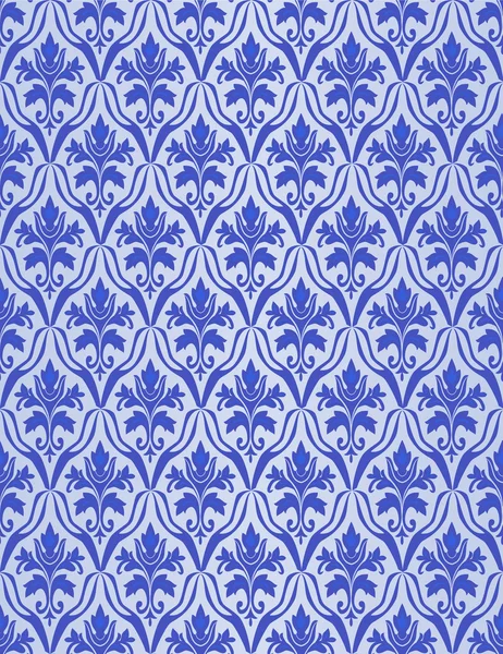 Blauwe naadloze patroon — Stockvector