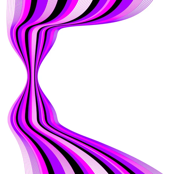 Hintergrund mit gebogenen Linien — Stockvektor