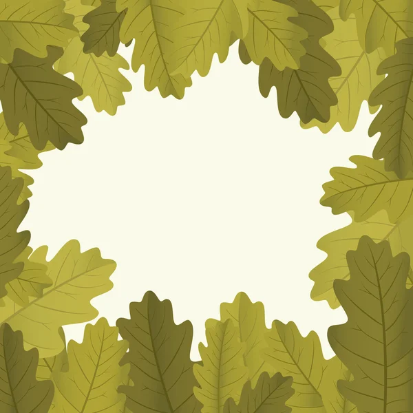 Cadre d'automne. Illustration vectorielle — Image vectorielle