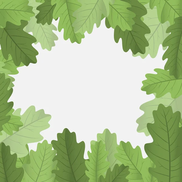 Рамки с листьями — стоковый вектор