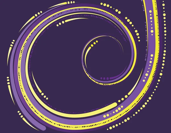 Абстрактный фиолетовый фон с волнами — стоковый вектор