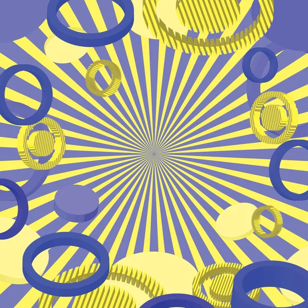 Élégante bannière bleue — Image vectorielle