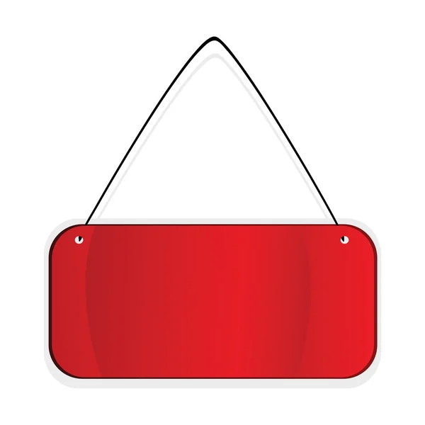 Labio rojo sobre fondo blanco — Vector de stock
