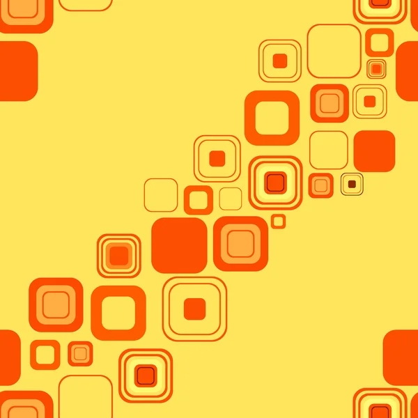 シームレスなオレンジ色の背景 — ストックベクタ