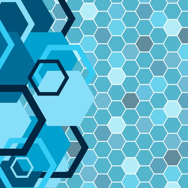 Élégante bannière bleue. Illustration vectorielle — Image vectorielle