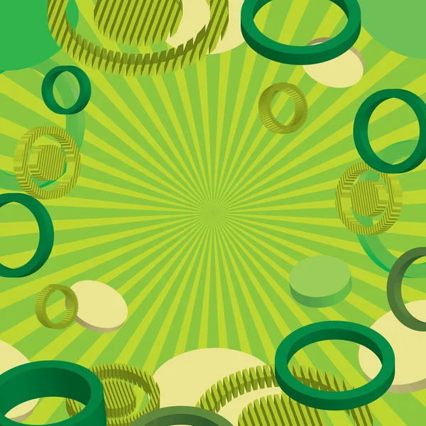 Стильний зелений банер — стоковий вектор