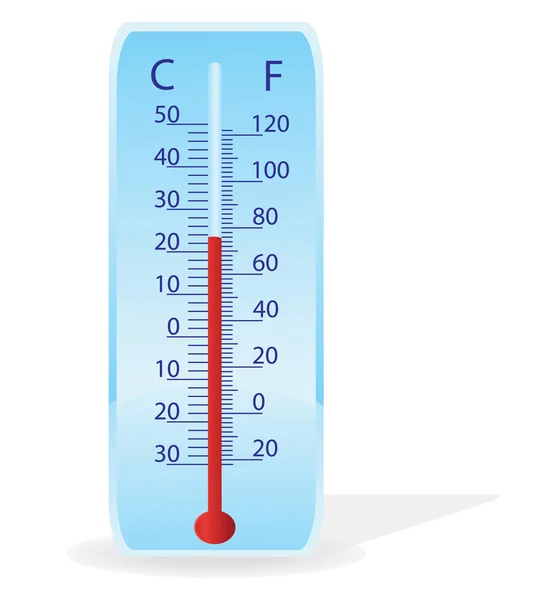 Ilustração vetorial de um termômetro —  Vetores de Stock