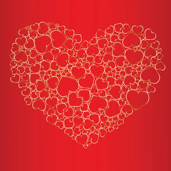 Valentine fond sans couture — Image vectorielle