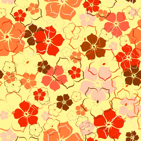 Le fond de fleur orange — Image vectorielle