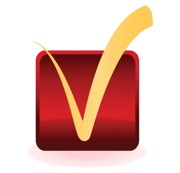 La imagen vectorial del botón — Vector de stock