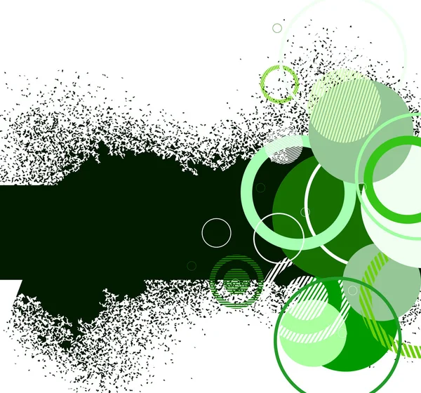 Élégante bannière verte — Image vectorielle