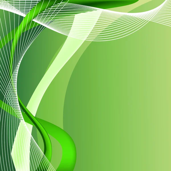 Abstract green background — Stock Vector