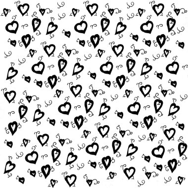 Heart background clipart