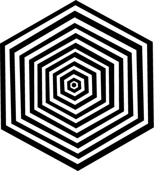 Ένα σχήμα είναι ένα hexahedron — Διανυσματικό Αρχείο