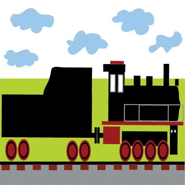 Locomotiva — Vetor de Stock