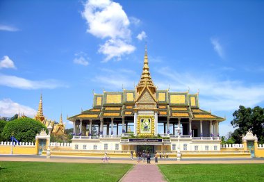 Grand Palace in Pnom Penh, clipart