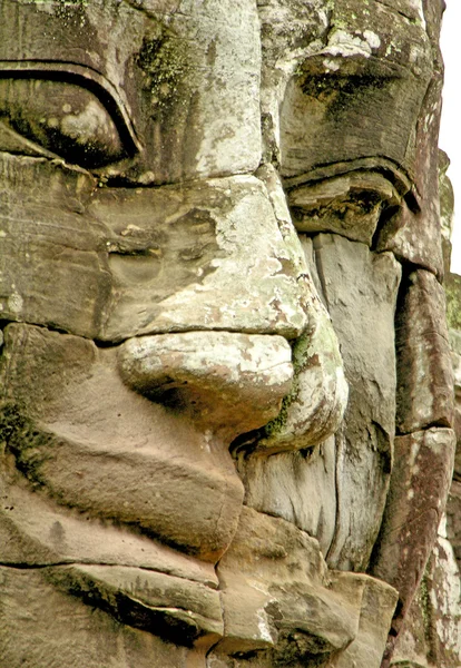 Лицо храма Байон — стоковое фото