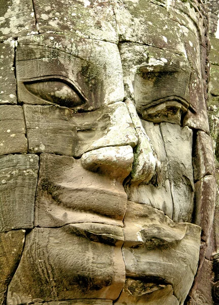 stock image Face of Bayon temple