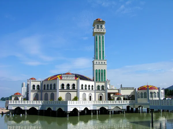 Schwimmende Moschee in Malaysia — Stockfoto