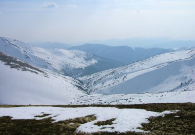 Karpat Dağları'nda kış