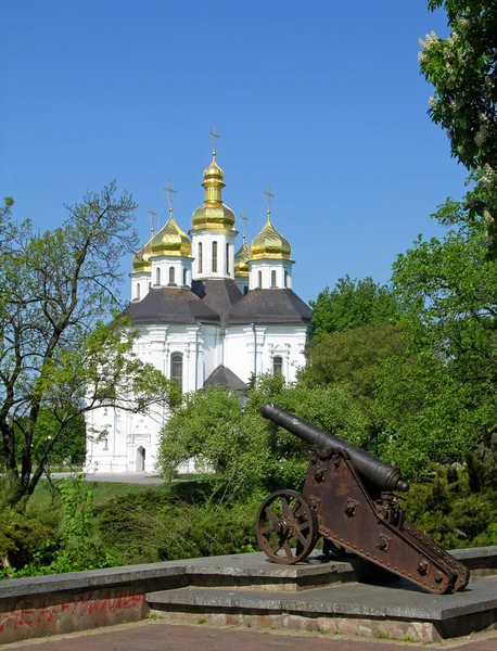 Церковь Святой Екатерины, Чернигов, Украина — стоковое фото