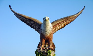 Koca kartal heykeli, langkawi, Malezya