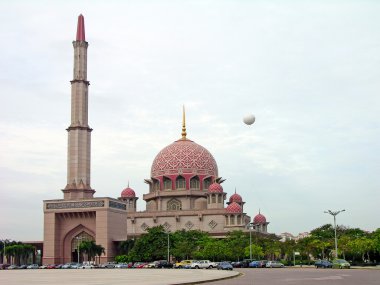 Putra Mosque in Putrajaya, Malaysia clipart