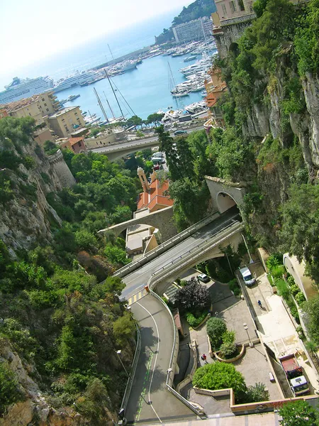 Monaco utca-és városrészlet — Stock Fotó