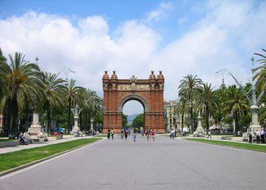 Triumph Arch, Barcelona, Spain clipart