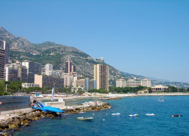 Coast of Monte-Carlo clipart