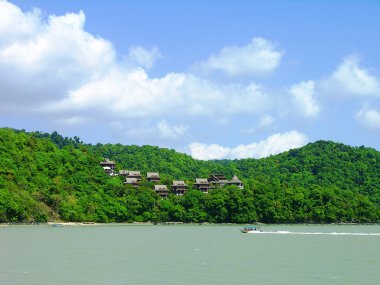 Langkawi güney kıyısında, Malezya